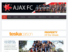 Tablet Screenshot of ajaxfc.com.au